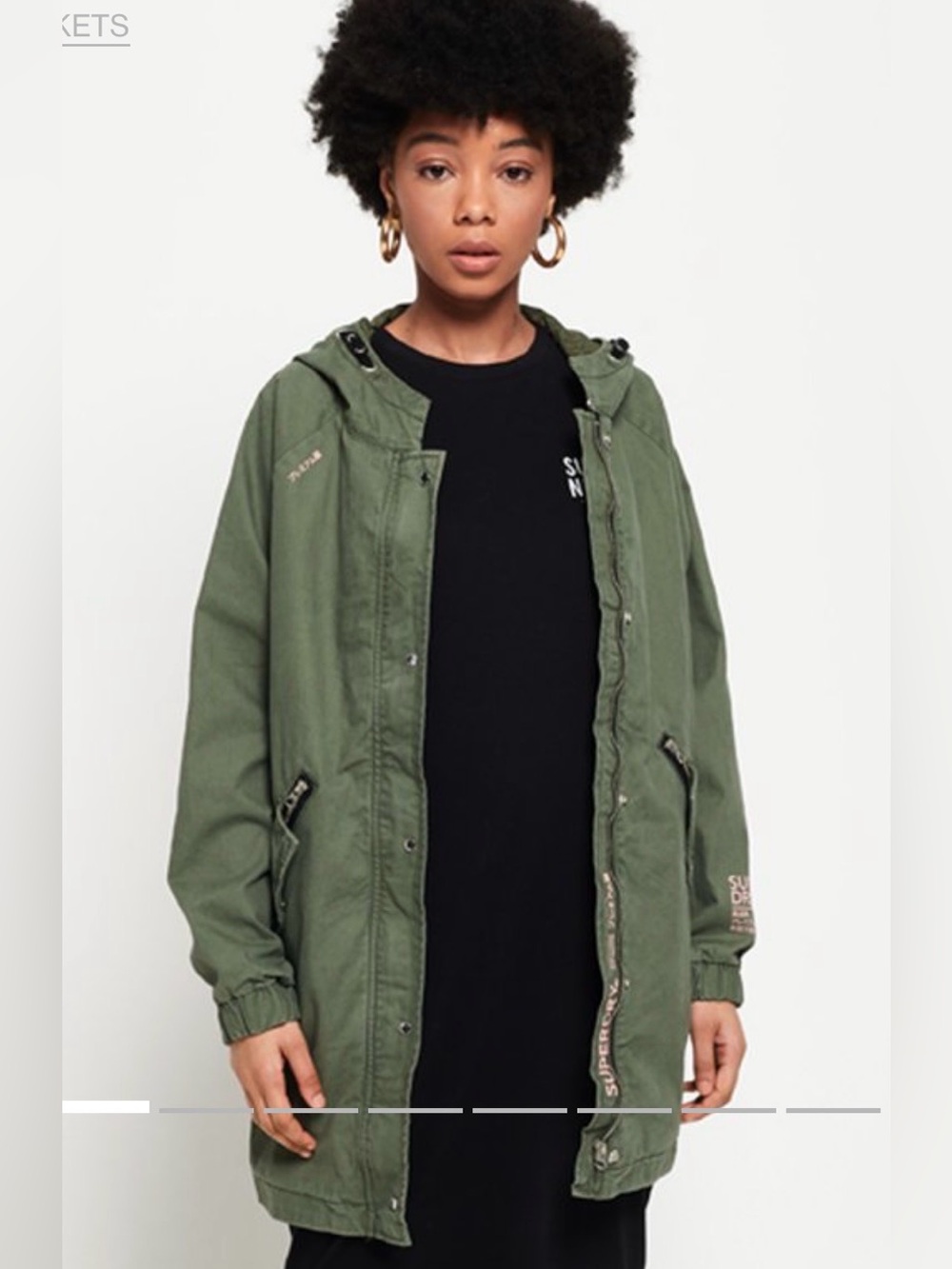 SUPERDRY Bianca oversized jacket